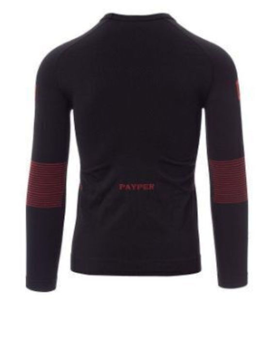 Payper Thermo Pro 240 Ανδρική Ισοθερμική Μακρυμάνικη Μπλούζα Μαύρη