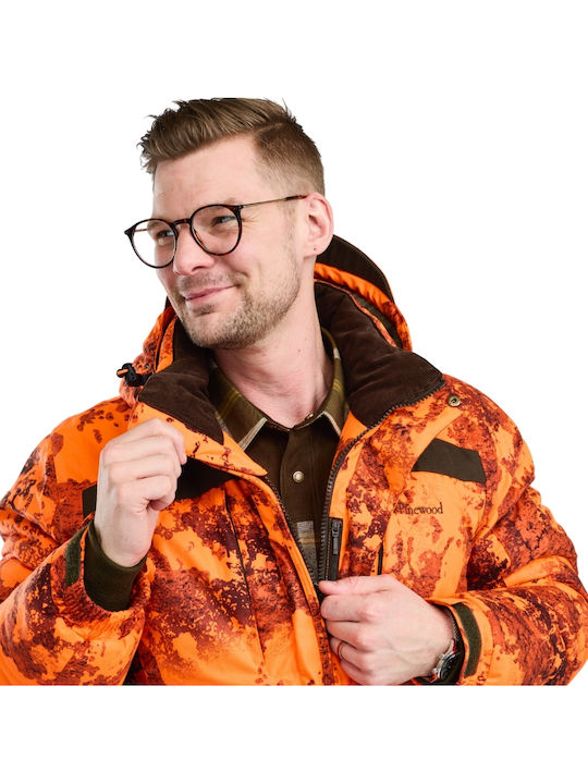Pinewood Smaland Abisko Αδιάβροχο Κυνηγετικό Μπουφάν Fleece Πορτοκαλί