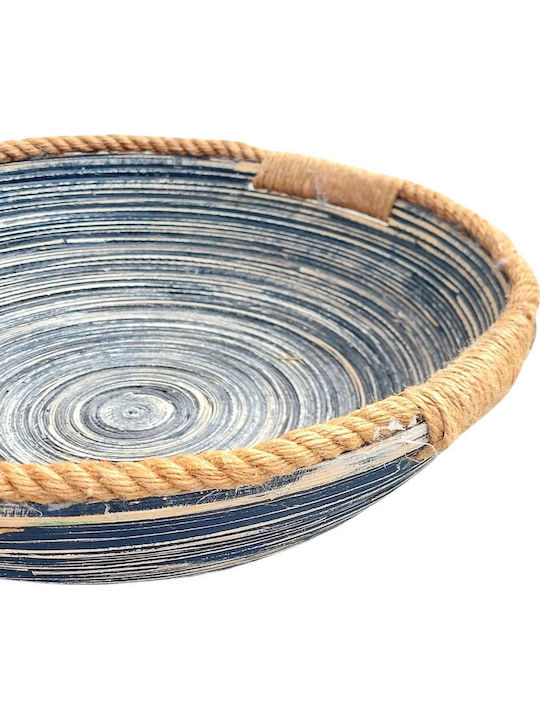 Platou Decorativ Albastru 1buc 37x10buc Platou Decorativ Albastru 1buc 37x10buc