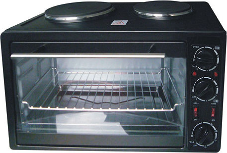 YQ30L Electric Countertop Oven 30lt with 2 Burners