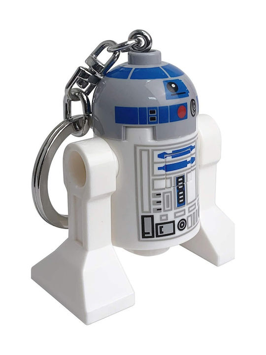 LEGO Ключодържател Star Wars R2d2 С LED Сив