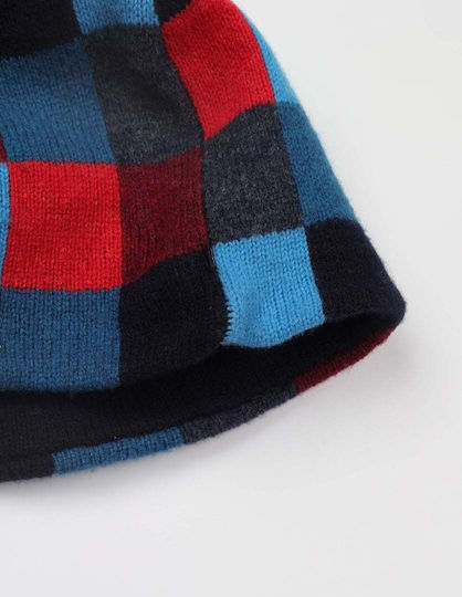 Beanie Unisex Beanie Gestrickt in Blau Farbe