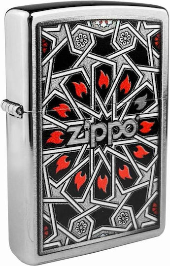 Zippo Stars & Αναπτήρας Φλόγας Πολύχρωμος