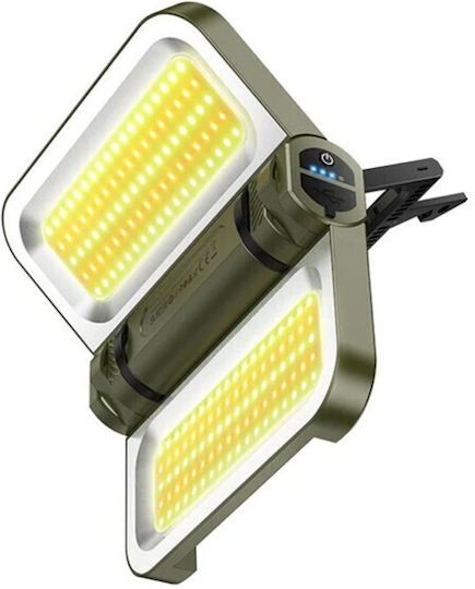 Hoco DL22 Λάμπα Led Ηλιακή για Camping Μαύρο