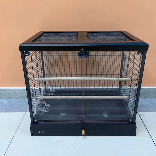 Kλουβί Παπαγαλάκια Λούξ "king Kong Orasis" Διαστάσεις 62x43x55