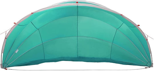 vidaXL Pool Awning 460x229cm Green