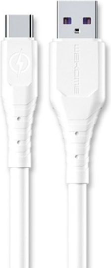 WK WDC-152 USB 2.0 Cable USB-C male - USB-A 30W White 1m (250692)