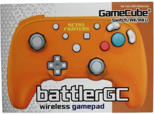 Retro-Fighters BattlerGC Wireless Gamepad pentru PC / Switch Portocaliu