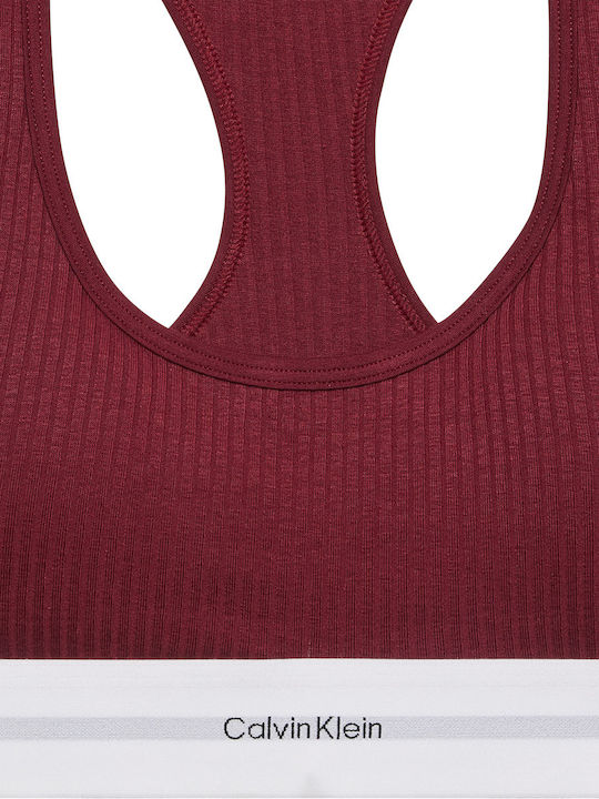 Women's Bra without Padding Bordeaux