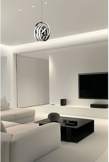 Epiplo-Fos Pendant Light Black 32x32x80cm