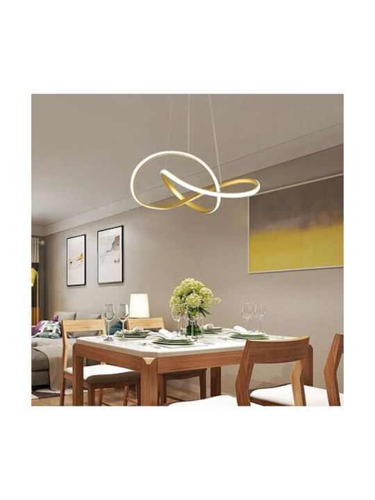 Powertech Hängelampe Gold 50x50x120cm.