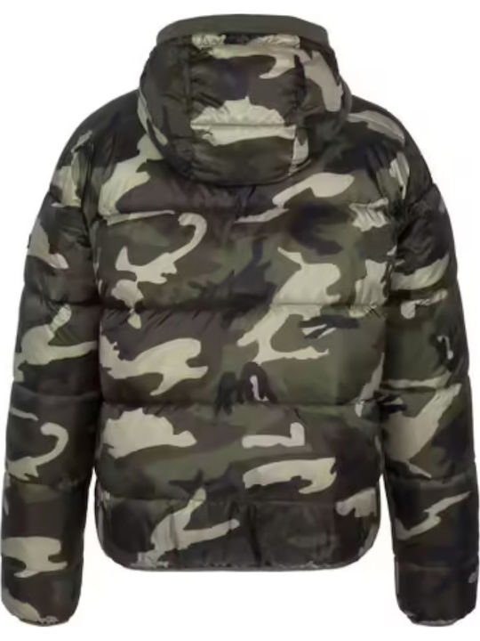 Μπουφάν Puffer Αντιανεμικό Camo