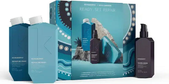 Kevin Murphy +Holly Sanders Ready, Set, Repair Σετ Θεραπείας Μαλλιών για Ταλαιπωρημένα Μαλλιά με Σαμπουάν, Conditioner & Λάδι 3τμχ