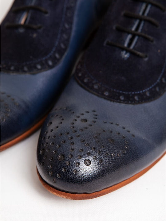 Wildleder Herren Freizeitschuhe Blau