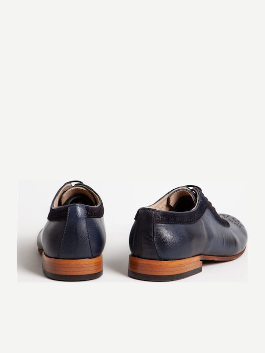 Wildleder Herren Freizeitschuhe Blau