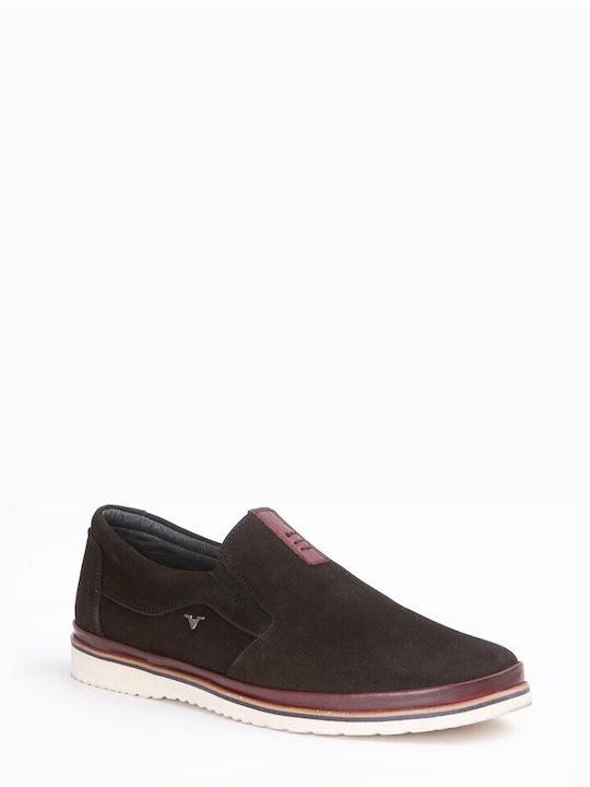 Leder Herren Freizeitschuhe Schwarz