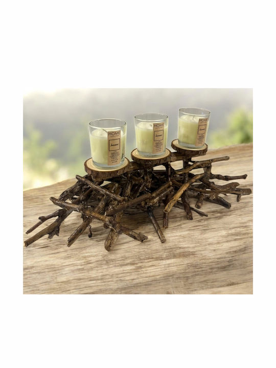 Wooden Candle Holder
