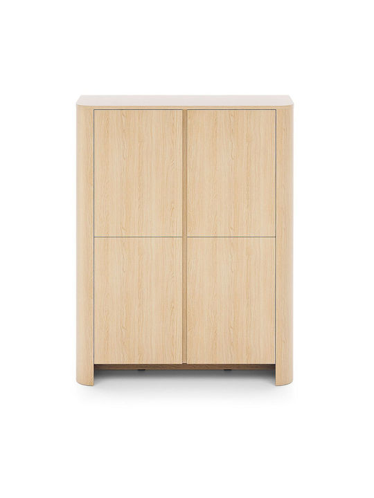 Μπουφές Bari Holz Natural Oak 103x39x132cm