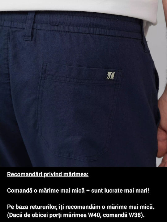 Detroit Pantaloni Chino cu Croială Normală Dark Navy