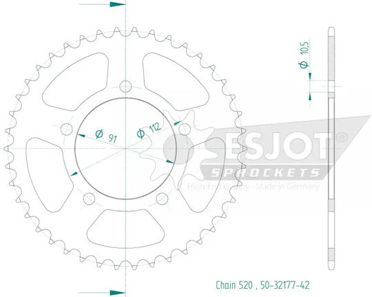 Esjot Rear Sprocket