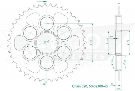 Esjot Rear Sprocket