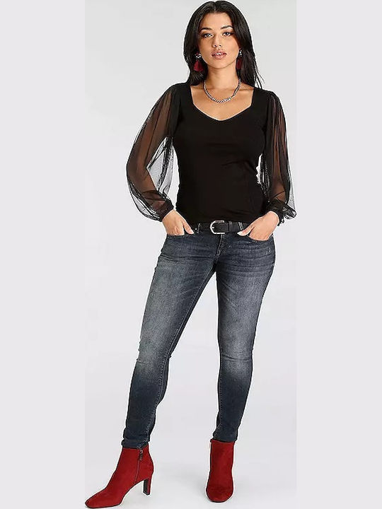Melrose Blouse Black