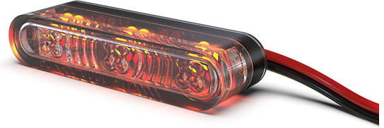 Harley Davidson Universelles Rücklicht Blinker Kombi ECE mit LED 'star-1mx Pro' Trittlicht für Motorräder