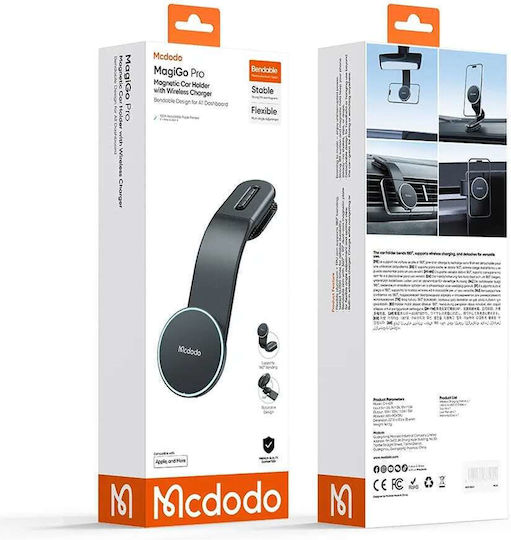 Mcdodo Car Mobile Mount with Adjustable Hooks Black