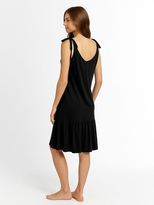 Pen-ky Summer Women's Nightdress Black