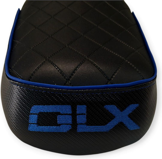 Honda Glx Quilted Baklavadoto Seat Cover Blue Stitching Piping Logo