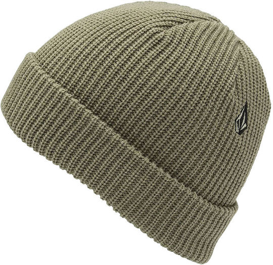 Beanie Masculin Căciulă Tricotat în culoarea Kaki