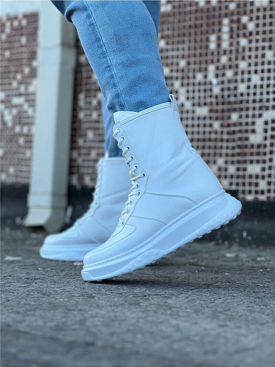 Piele Alb Ghete barbati