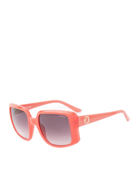 Guess Women's Sunglasses with Red Plastic Frame and Brown Gradient Lens GU00097 72F