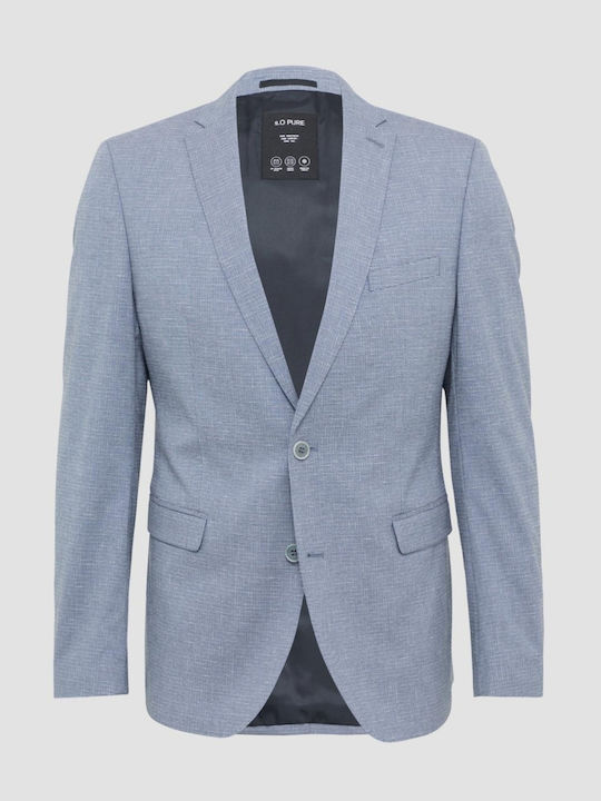 Black Label Мъжко сако Light Blue