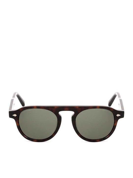 Belstaff Unisex Γυαλιά Ηλίου με Καφέ Ταρταρούγα Κοκκάλινο Σκελετό και Πράσινο Φακό