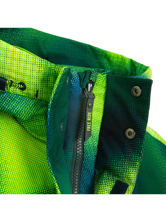 Kids Sports Short Green Jacket