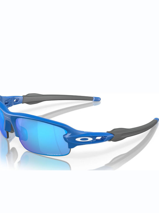 Oakley Flak Xxs Sportliche Kinder-Sonnenbrillen mit Spiegel-Gläser Blau