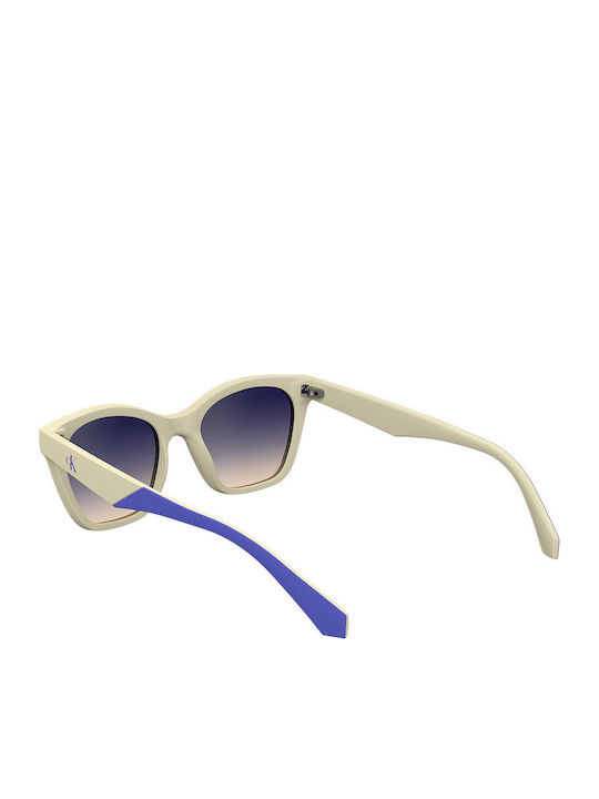 Calvin Klein Παιδικά Γυαλιά Ηλίου Μπεζ CKJ24303S 100