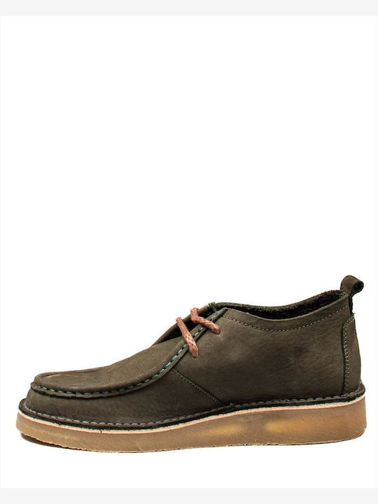 Women's Moccasins in Khaki Color