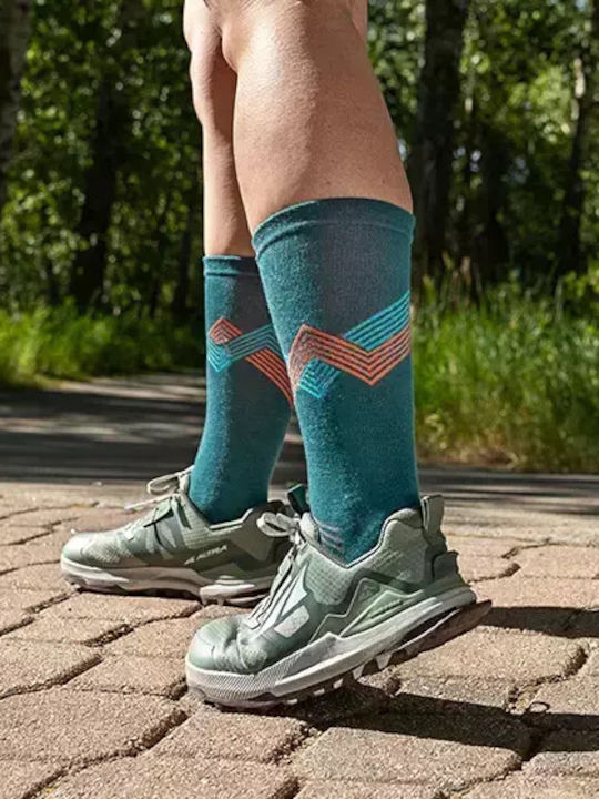 Injinji Lightweight Running Socks Green 1 Pair