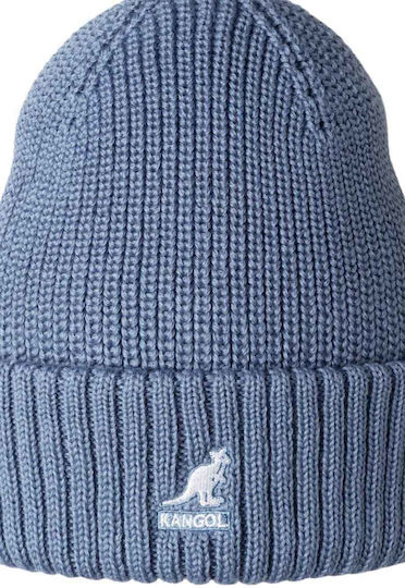 Beanie Unisex Beanie with Rib Knit in Blue color
