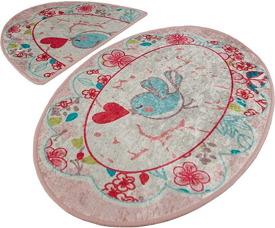 Set Covoare De Baie BEM4506 Multicolore 2 Bucăți