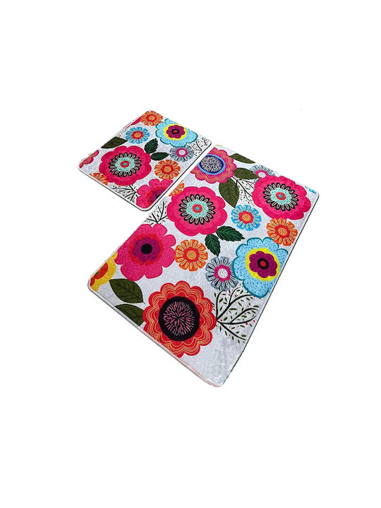 Non-Slip Bath Mats Set GALV4506 Multicolor 2pcs