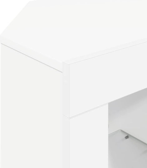 Έπιπλο TV Γωνιακό Επιτοίχιο με Φωτισμό Led 100x40x50εκ.
