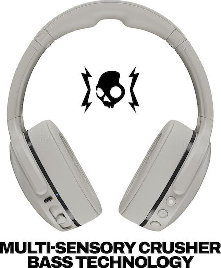 Skullcandy Crusher 540 Active Bluetooth Wireless Over Ear Headphones Concrete