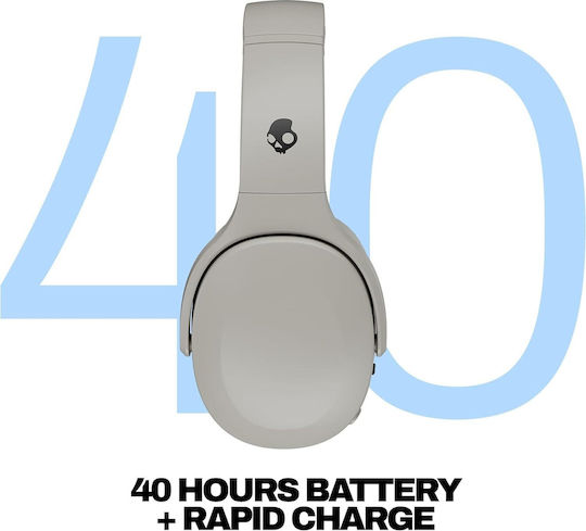 Skullcandy Crusher 540 Active Bluetooth Wireless Over Ear Headphones Concrete