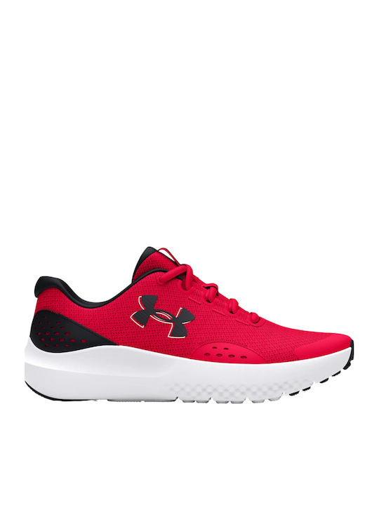 Surge 4 Kids Sports Shoes Running with Laces Red