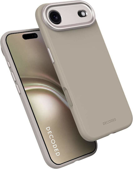 Decoded Antimicrobial Back Cover Σιλικόνης 1.2mm Μπεζ (iPhone Air)