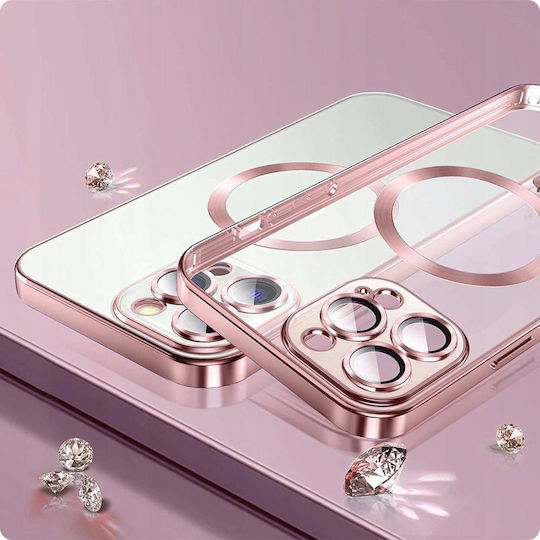 Tech-Protect Magshine Back Cover Tempered Glass Purple (iPhone 14)