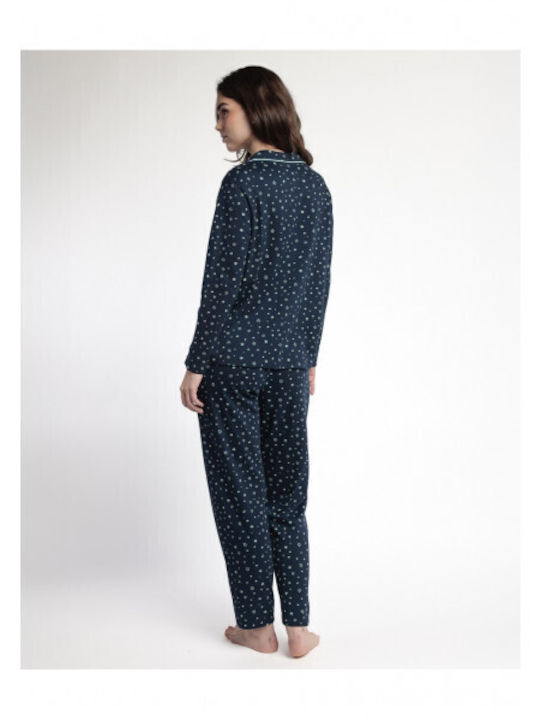Admas Set Pijamale pentru Femei Marin Admas Set Pijamale pentru Femei Marin